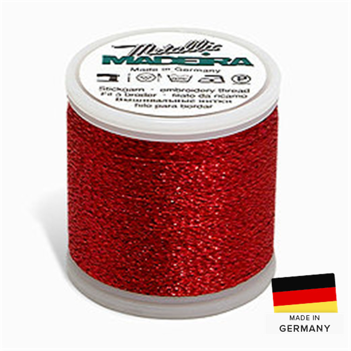 Fil à broder Madeira Metallic 018 Hot Pink Fil à broder Madeira Metallic 018 Hot Pink