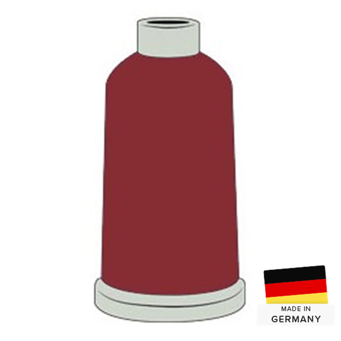 Fil à broder Madeira Polyneon n°60 1500m 1638 rouge brique Fil à broder Madeira Polyneon n°60 1500m 1638 rouge brique