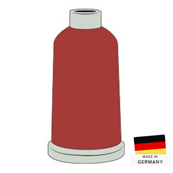 Fil à broder Madeira Polyneon n°60 1500m 1821 orange rouille Fil à broder Madeira Polyneon n°60 1500m 1821 orange rouille