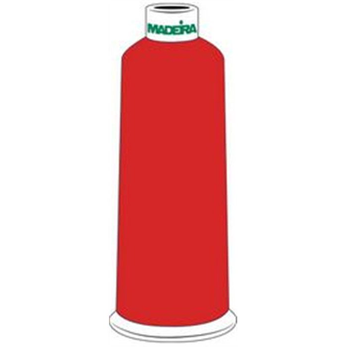 Fil à broder Madeira Rayon n°30 1146 3000m rouge tomate Fil à broder Madeira Rayon n°30 1146 3000m rouge tomate
