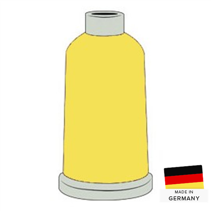 Fil à broder N°40 1000m 1623 jaune pâle Fil à broder N°40 1000m 1623 jaune pâle