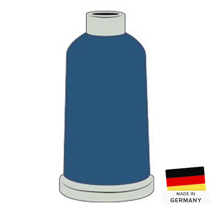 Fil à broder N°40 1000m 1975 bleu colonial Fil à broder N°40 1000m 1975 bleu colonial