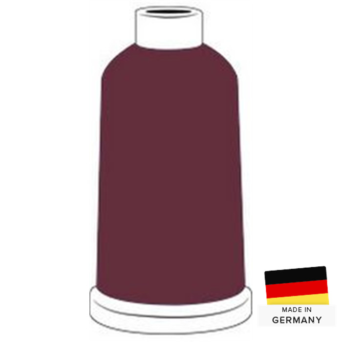 Fil à broder N°60 1035 rouge bourgogne Fil à broder N°60 1035 rouge bourgogne