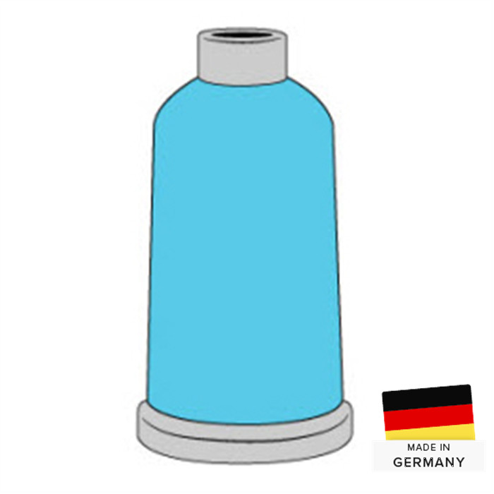 Fil à broder Polyneon 40 1000m 1594 bleu Curaçao Fil à broder Polyneon 40 1000m 1594 bleu Curaçao