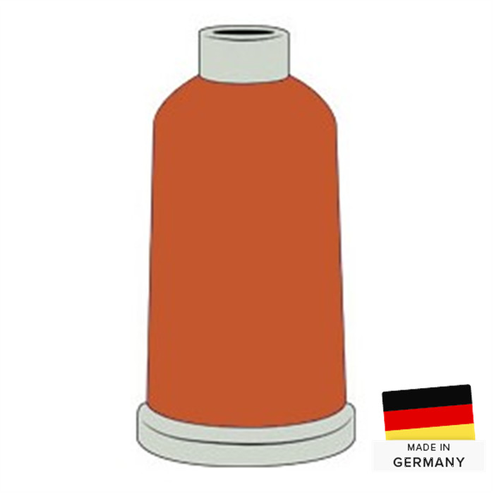 Fil à broder Polyneon 40 1000m 1621 orange brulé Fil à broder Polyneon 40 1000m 1621 orange brulé