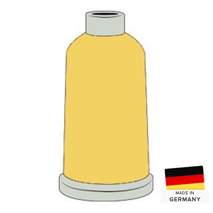 Fil à broder Polyneon 40 1000m 1735 jaune citron Fil à broder Polyneon 40 1000m 1735 jaune citron