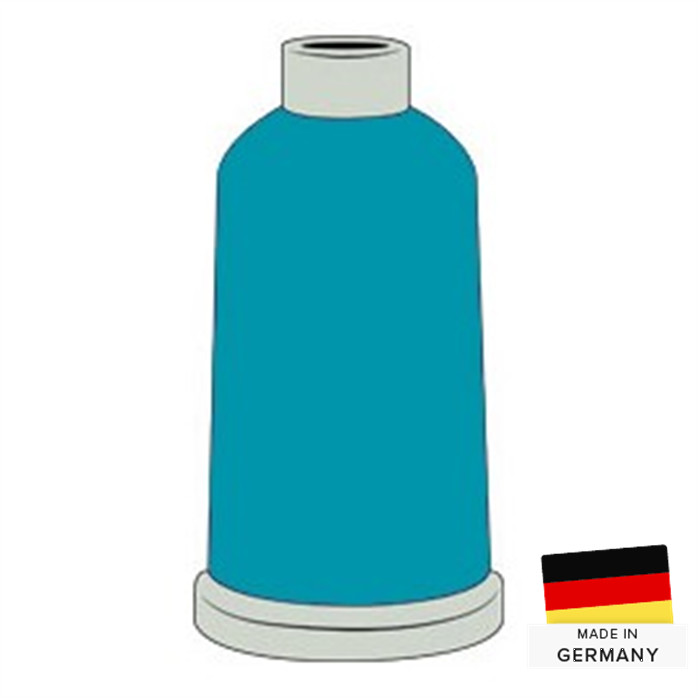 Fil à broder Polyneon 40 1000m 1895 bleu ciel sarcelle Fil à broder Polyneon 40 1000m 1895 bleu ciel sarcelle