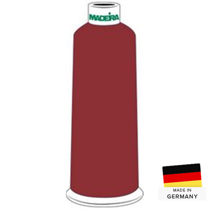 Fil à broder Rayon Madeira 40 5000m 1038 rouge bismarck Fil à broder Rayon Madeira 40 5000m 1038 rouge bismarck