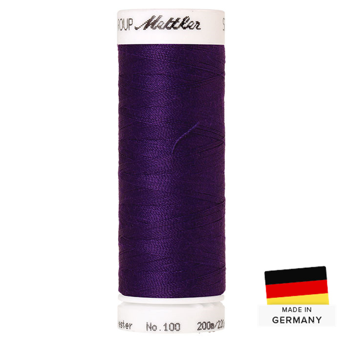 Fil à coudre Mettler Seralon Polyester 200m 0046 prune Fil à coudre Mettler Seralon Polyester 200m 0046 prune