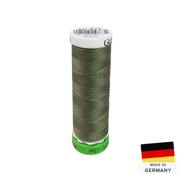 Fil à coudre rPET 824 vert kaki clair Fil à coudre rPET 824 vert kaki clair
