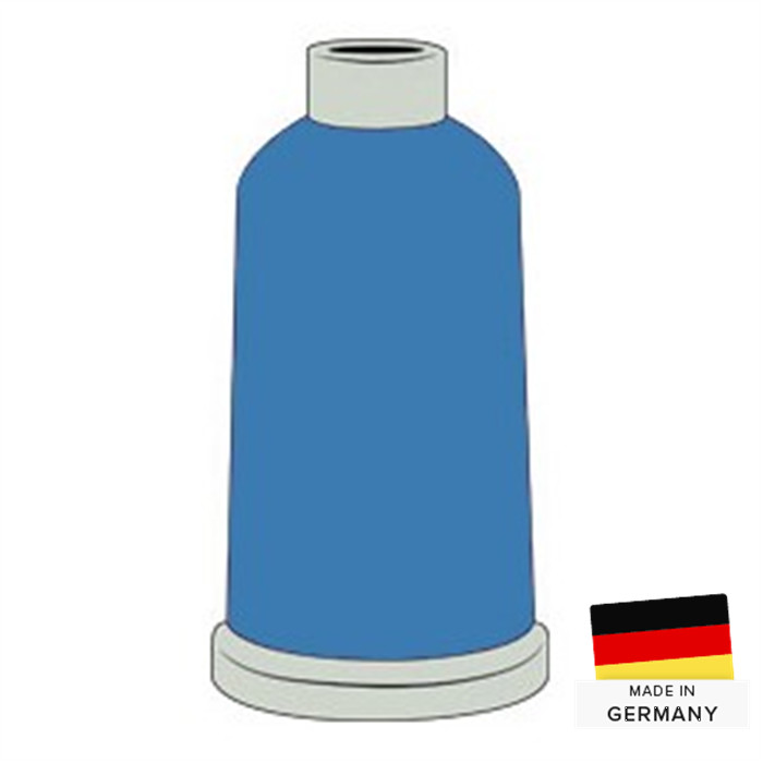 Fil broder Madeira Polyneon 60 1500m 1733 bleu méditerranée Fil broder Madeira Polyneon 60 1500m 1733 bleu méditerranée