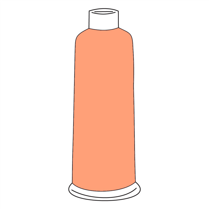 Fil décoratif Gunold Filaine 12 3212 saumon Fil décoratif Gunold Filaine 12 3212 saumon