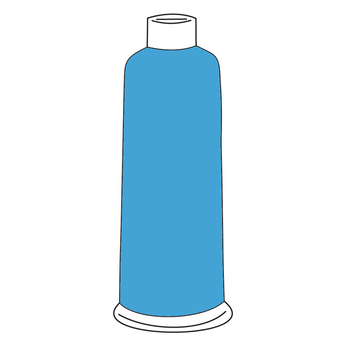 Fil décoratif Gunold Filaine 12 3328 bleu moyen Fil décoratif Gunold Filaine 12 3328 bleu moyen