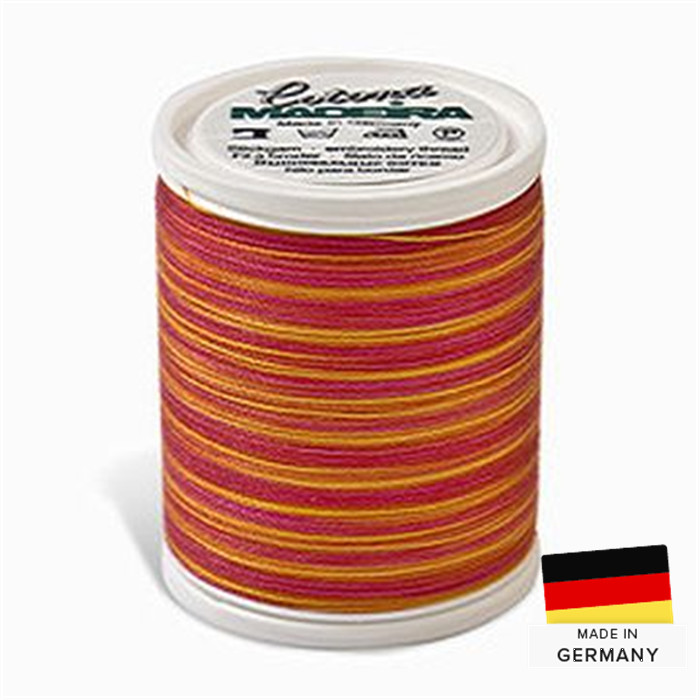 Fil décoratif Madeira Cotona n°30 400m 506 Coral fish Fil décoratif Madeira Cotona n°30 400m 506 Coral fish