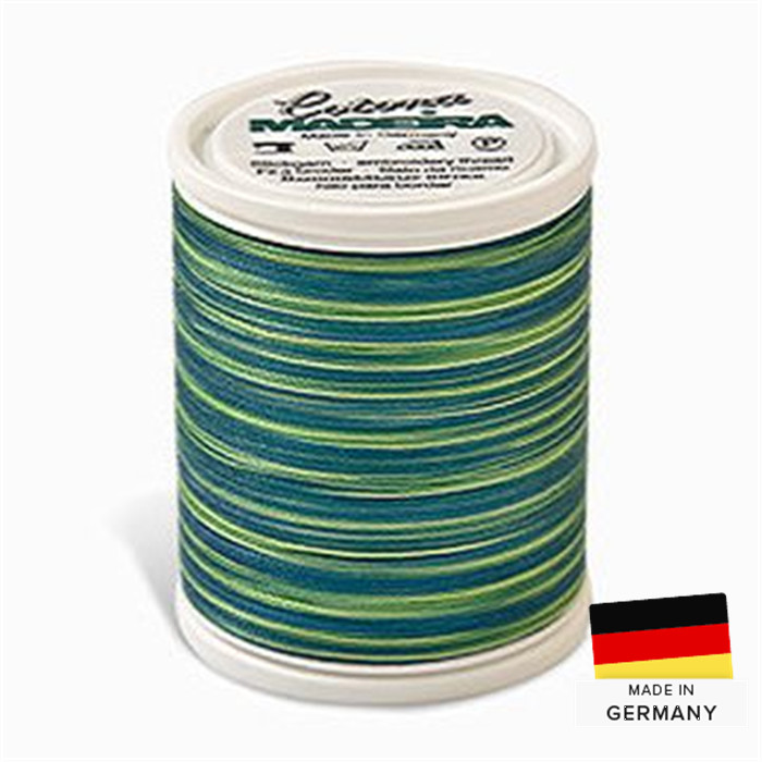 Fil décoratif Madeira Cotona n°30 400m 509 Amazone Fil décoratif Madeira Cotona n°30 400m 509 Amazone