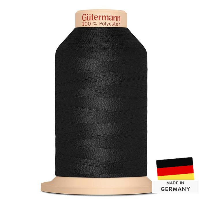 Fil surjeteuse Gutermann Tera 180 2000m 000 noir Fil surjeteuse Gutermann Tera 180 2000m 000 noir