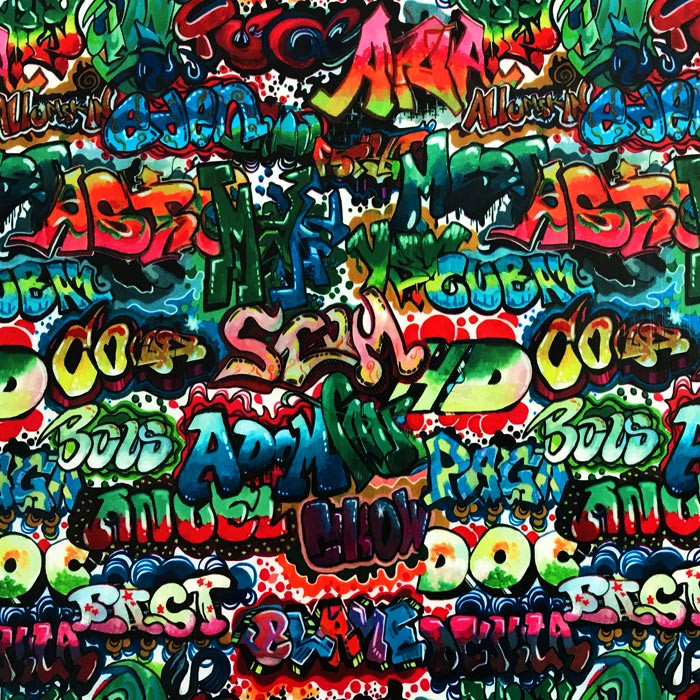 Flex fantaisie E811 graffiti 50cm /10cm Flex fantaisie E811 graffiti 50cm /10cm