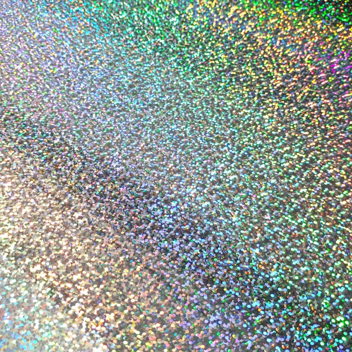 Flex holographique argent 50cm au 10cm Flex holographique argent 50cm au 10cm