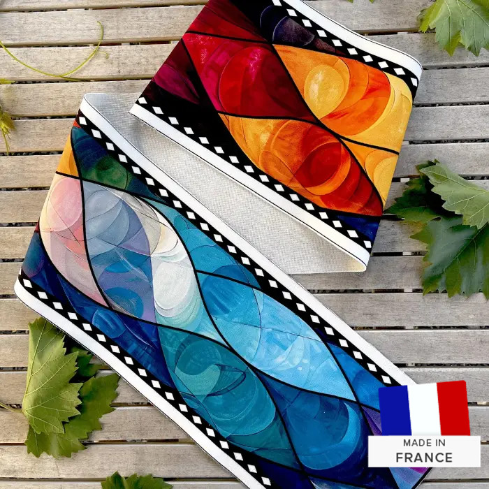 Frise VAGUES velours 15x100cm Frise VAGUES velours 15x100cm