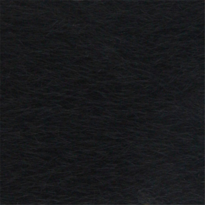 Galon poils ras noirs synth. 5cm /m Galon poils ras noirs synth. 5cm /m