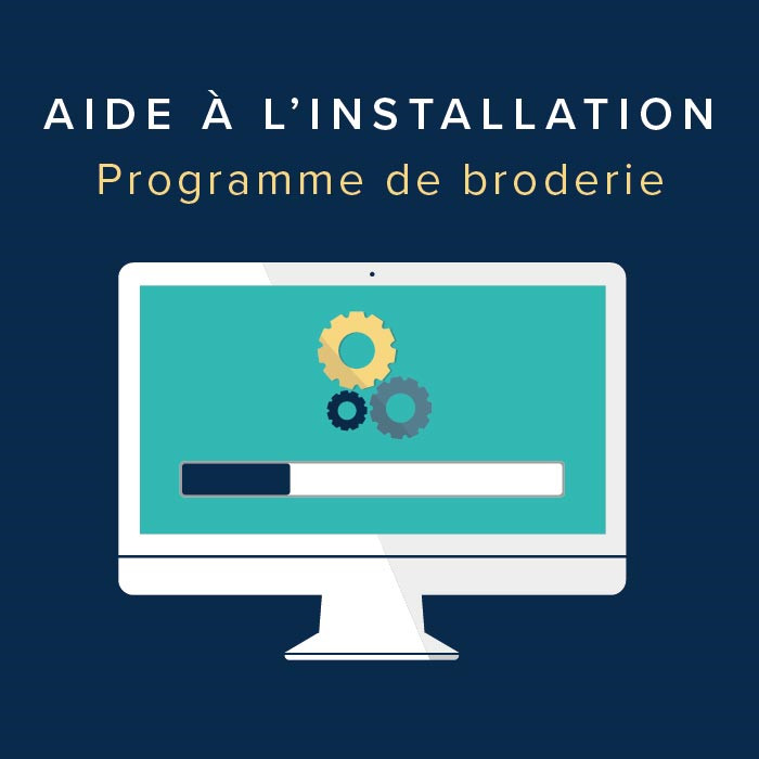 Installation programmes de broderie Installation programmes de broderie