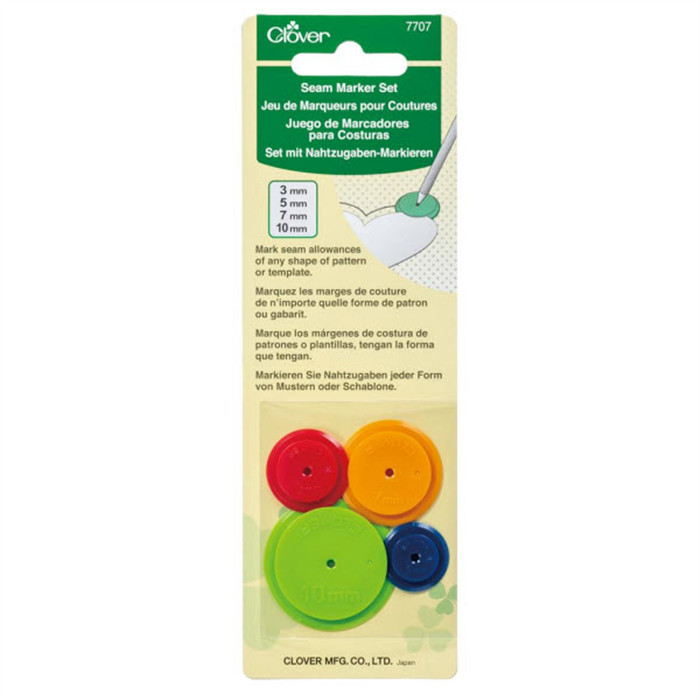 Jeu de marqueurs pour coutures Clover Jeu de marqueurs pour coutures Clover