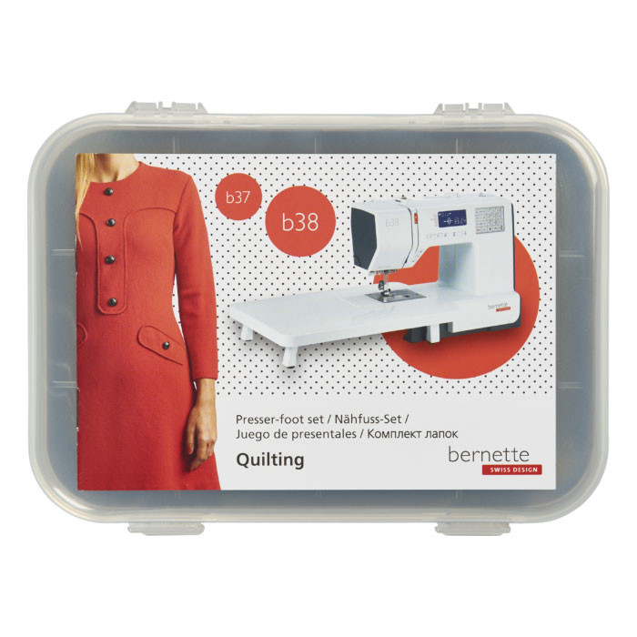 Kit de pieds pour quilt Bernette b37/b38 Kit de pieds pour quilt Bernette b37/b38