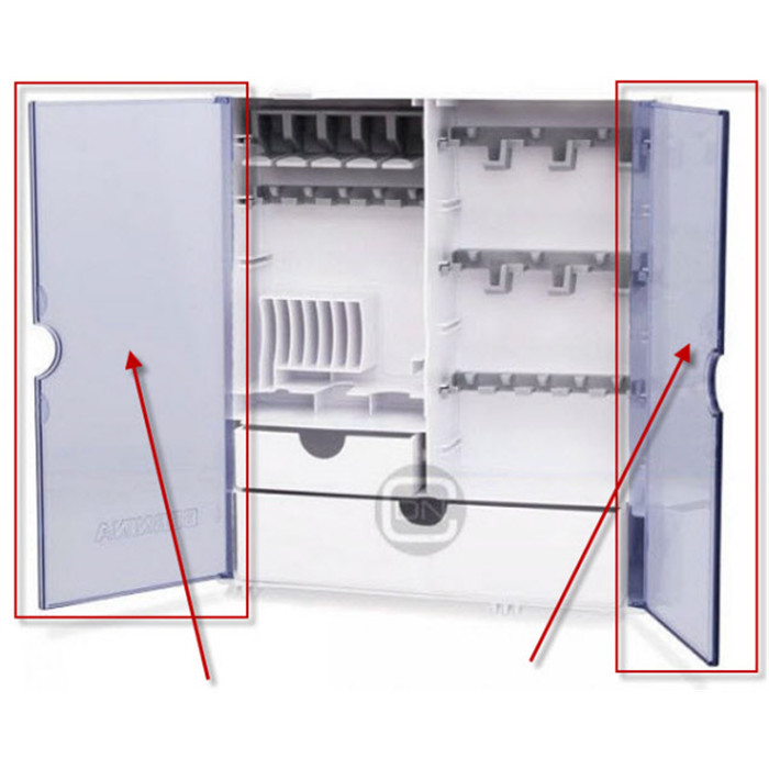 La porte gauche boite d'accessoire La porte gauche boite d'accessoire