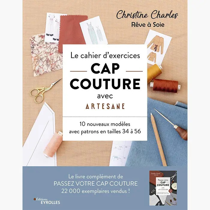 Le cahier d'exercices CAP couture avec Artesane Le cahier d'exercices CAP couture avec Artesane
