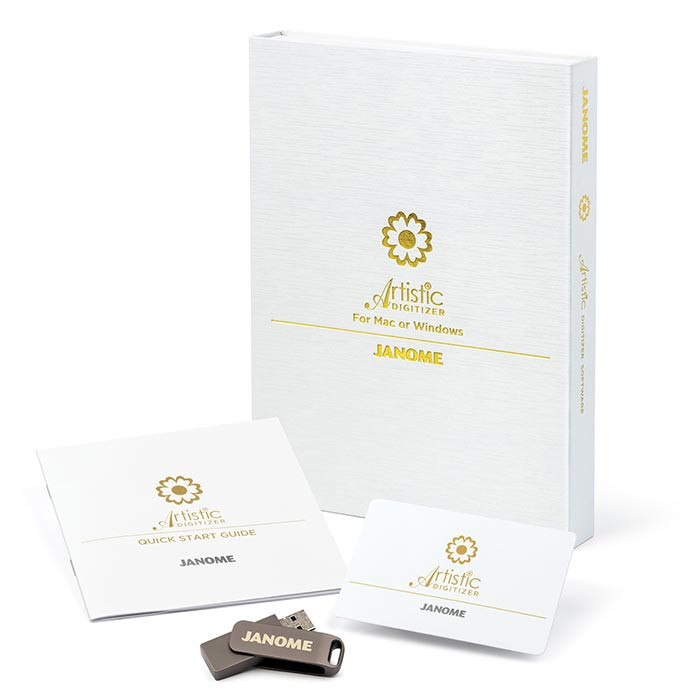 Logiciel de broderie Janome Artistic Digitizer 2.0 Logiciel de broderie Janome Artistic Digitizer 2.0