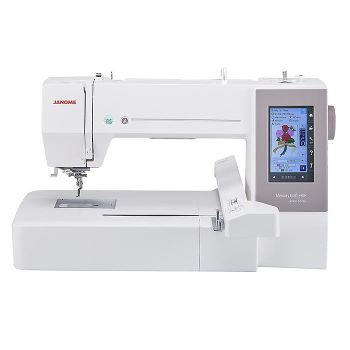Machine à broder JANOME 550E Limited Edition - EXPO Machine à broder JANOME 550E Limited Edition - EXPO