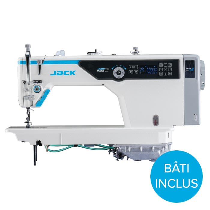 Machine à coudre industrielle JACK A5E-B + bâti + assistance Machine à coudre industrielle JACK A5E-B + bâti + assistance