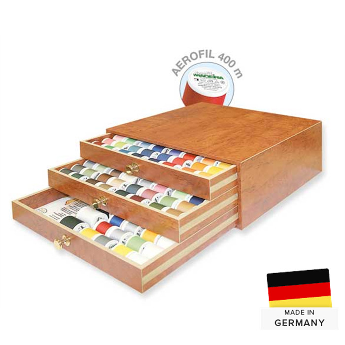 Meuble Aerofil 194 bobines Bois Blanc Meuble Aerofil 194 bobines Bois Blanc