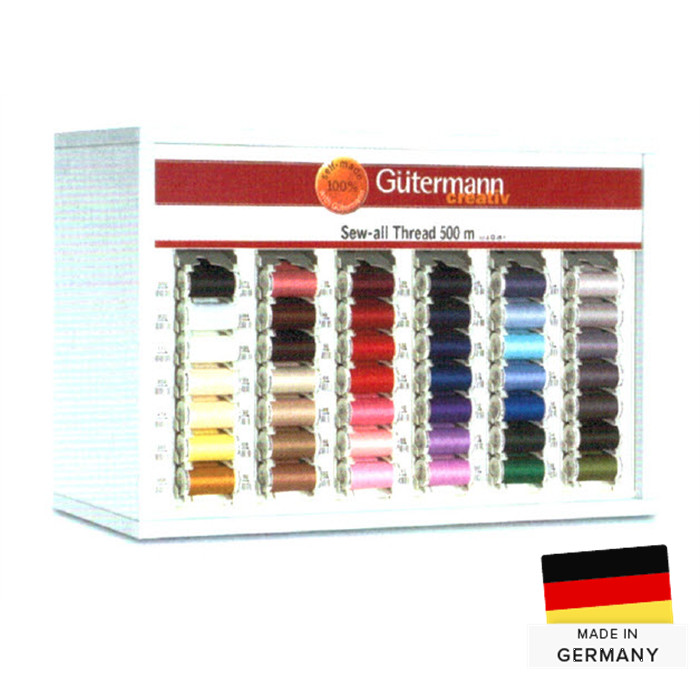 Meuble de 126 fils à coudre 500 m (42 coloris) Gutermann Meuble de 126 fils à coudre 500 m (42 coloris) Gutermann