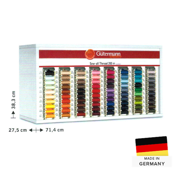 Meuble de 240 fils à coudre 200 m (80 coloris) Gutermann Meuble de 240 fils à coudre 200 m (80 coloris) Gutermann