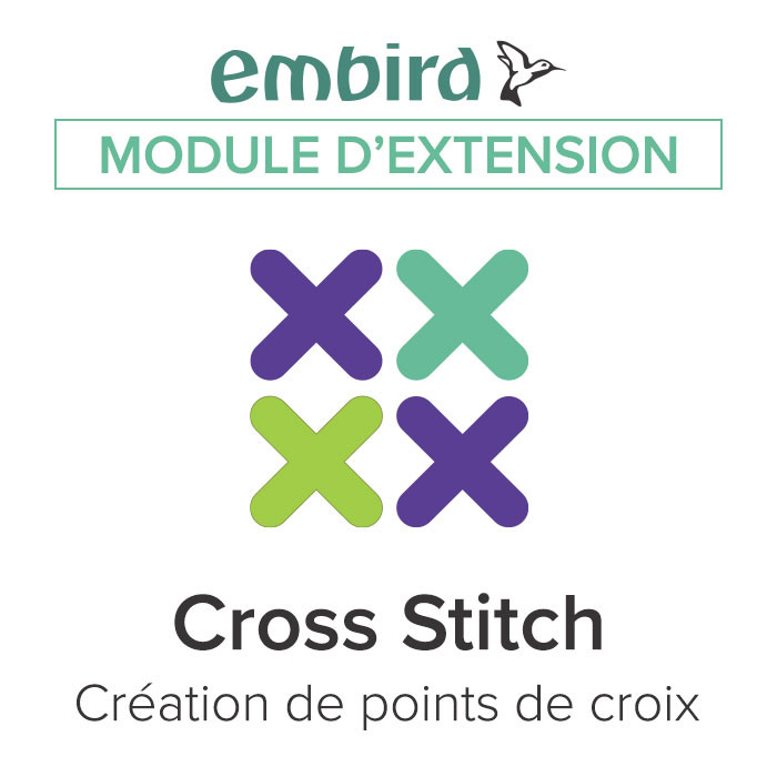 Module d'extension Cross Stitch pour EMBIRD Module d'extension Cross Stitch pour EMBIRD