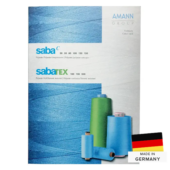 Nuancier de fils à coudre Amann Saba - Sabatex Nuancier de fils à coudre Amann Saba - Sabatex