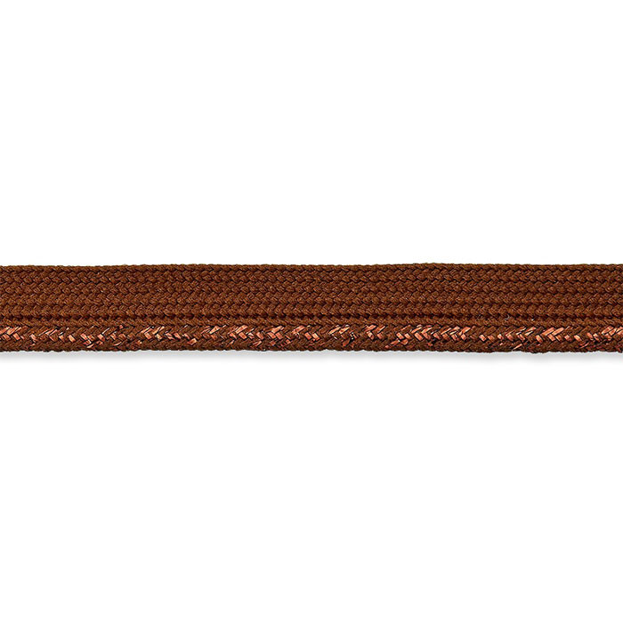 Passepoil marron 7mm au mètre Passepoil marron 7mm au mètre