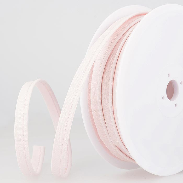 Passepoil mèche 2mm rose clair au mètre Passepoil mèche 2mm rose clair au mètre