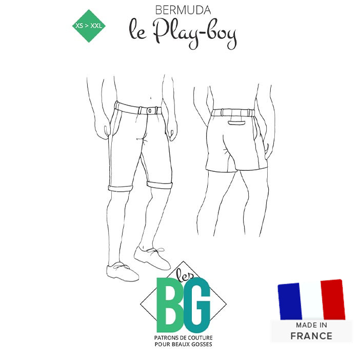 Patron bermuda Les BG "Le Play-boy" Patron bermuda Les BG "Le Play-boy"
