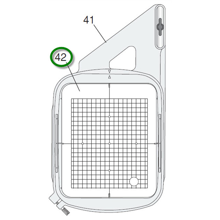 Patron cadre à broder 170x200mm "RE20A" Patron cadre à broder 170x200mm "RE20A"