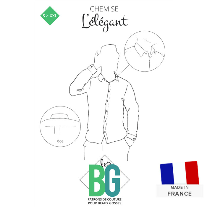 Patron Chemise Les BG "L'élégant" Patron Chemise Les BG "L'élégant"