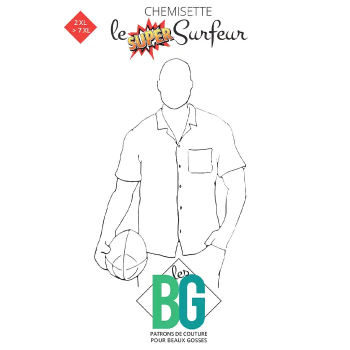 Patron Chemisette Les BG "Le SUPER surfeur" Patron Chemisette Les BG "Le SUPER surfeur"