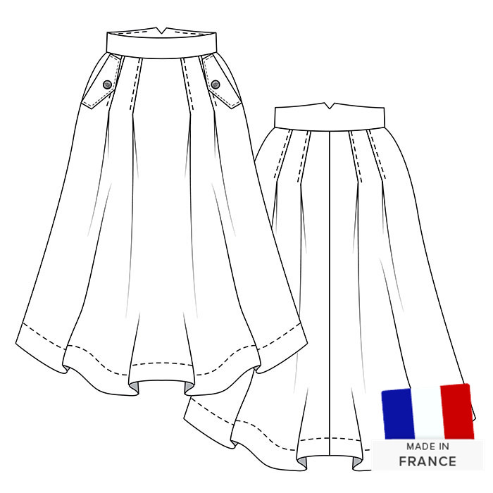 Patron PAQUERETTE 34 à 48 Lot of Things Patron PAQUERETTE 34 à 48 Lot of Things