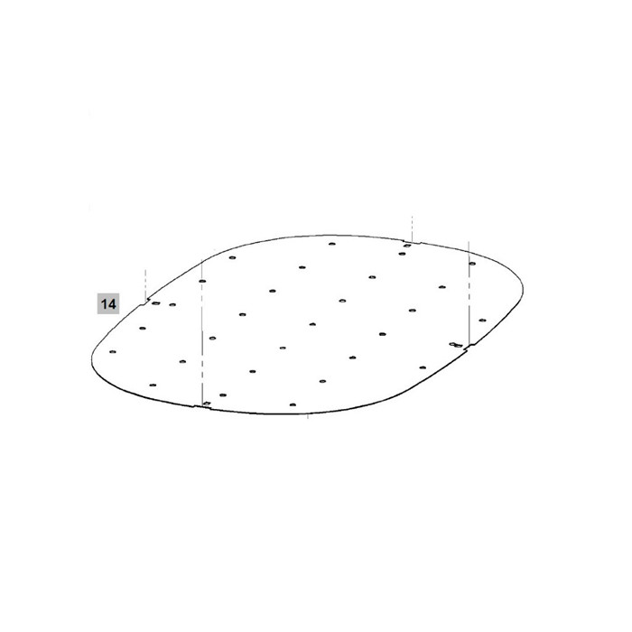 Patron pour cadre à broder 400x208,5mm Patron pour cadre à broder 400x208,5mm