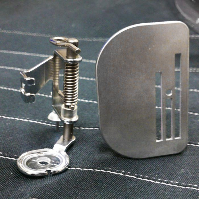 Pied à repriser avec plaque à repriser Janome Pied à repriser avec plaque à repriser Janome