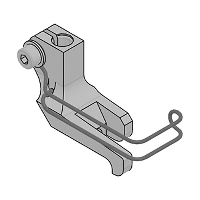 Pied alternatif extérieur passepoil centre gauche 6 mm Adler Pied alternatif extérieur passepoil centre gauche 6 mm Adler