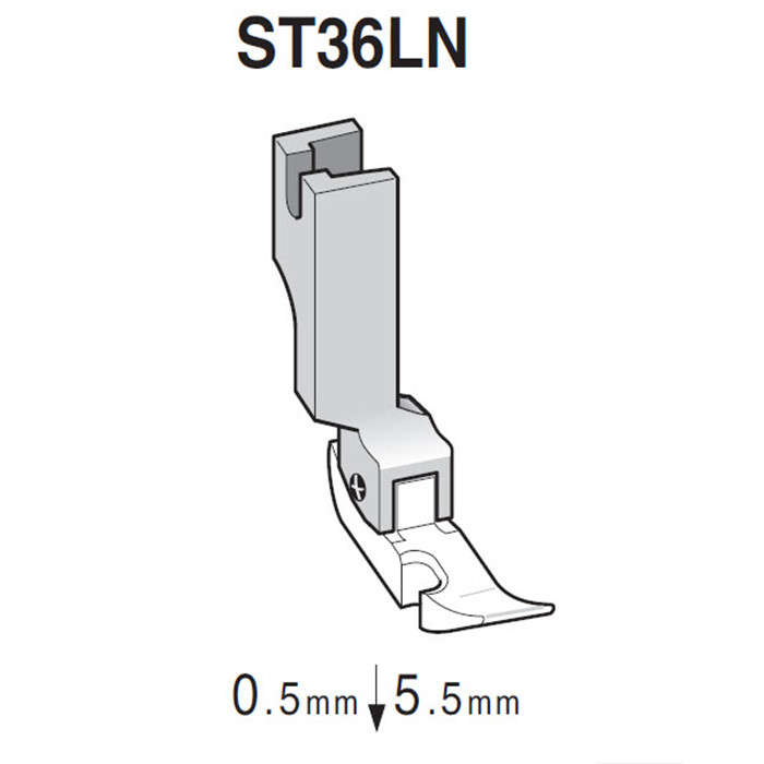 Pied anti-adhérents, téflon gauche ST36LN SUISEI Pied anti-adhérents, téflon gauche ST36LN SUISEI