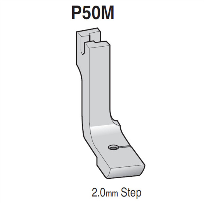 Pied fronceur métal P50M 2mm Suisei Pied fronceur métal P50M 2mm Suisei