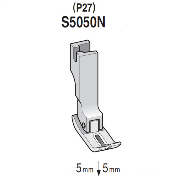 Pied pour point droit standard 5mm double entraînement Pied pour point droit standard 5mm double entraînement